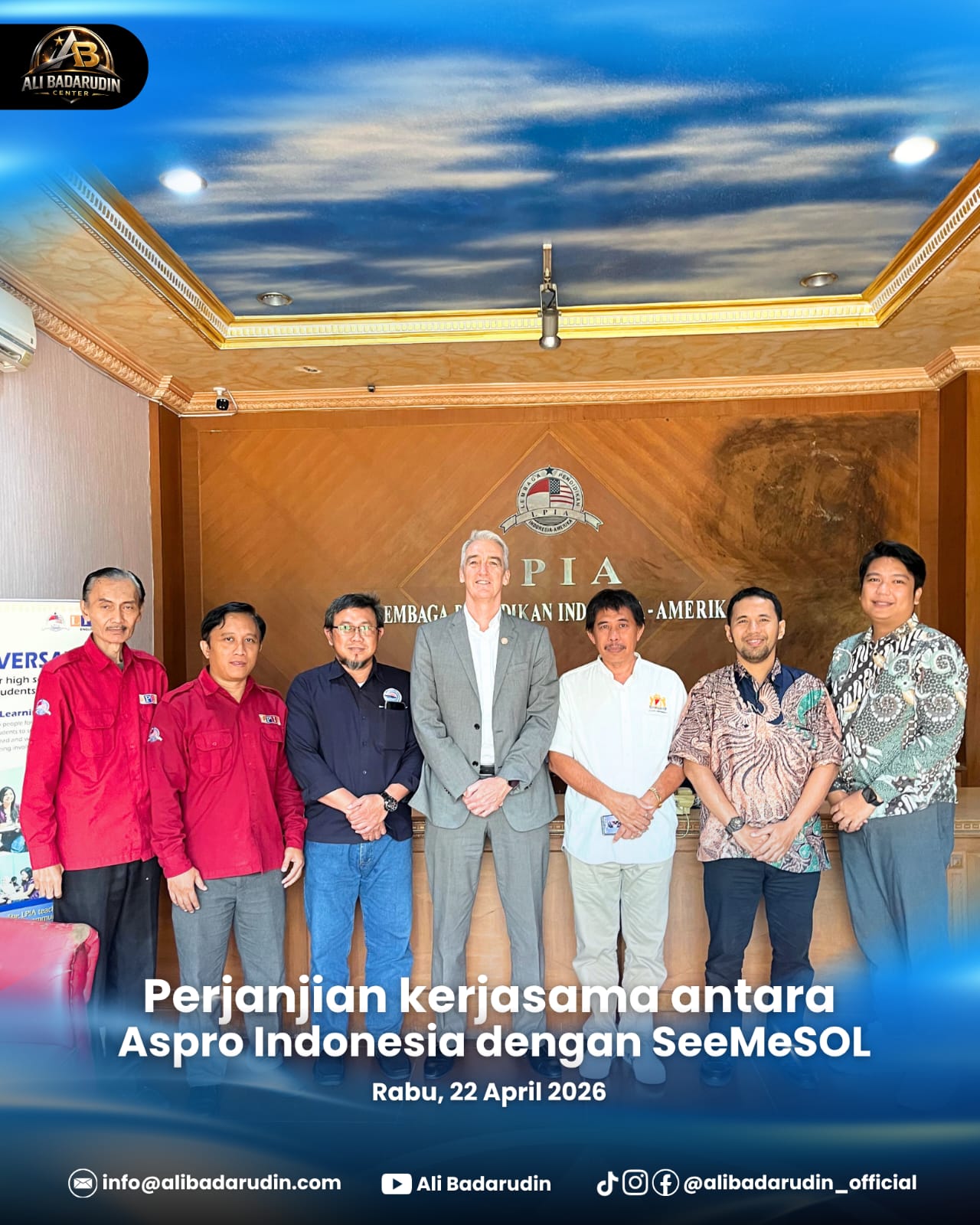 Signing ceremony Aspro Indonesia & SeeMeSOL